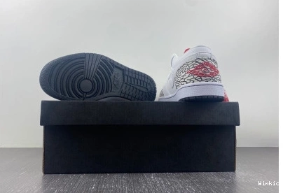 Low  1 Phat 338145-162 Grey Cement Jordan 0801